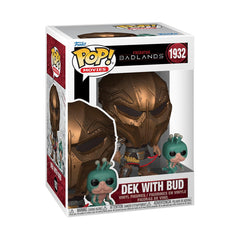 Funko Predator Badlands Dek with Bud figure on display shelf, ideal for collectors