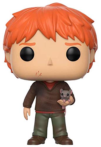 Funko Ron Weasley with Scabbers figure in window box ideal for Potter collectibles