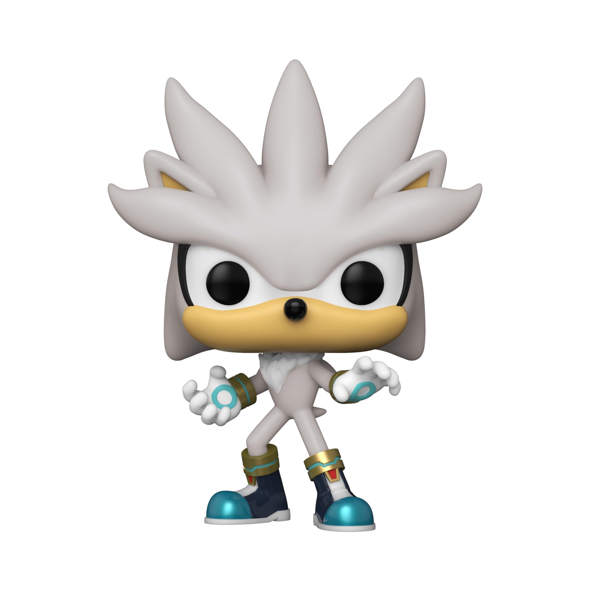 Funko Sonic 30th Anniversary Silver Hedgehog Pop side view showing silhouette