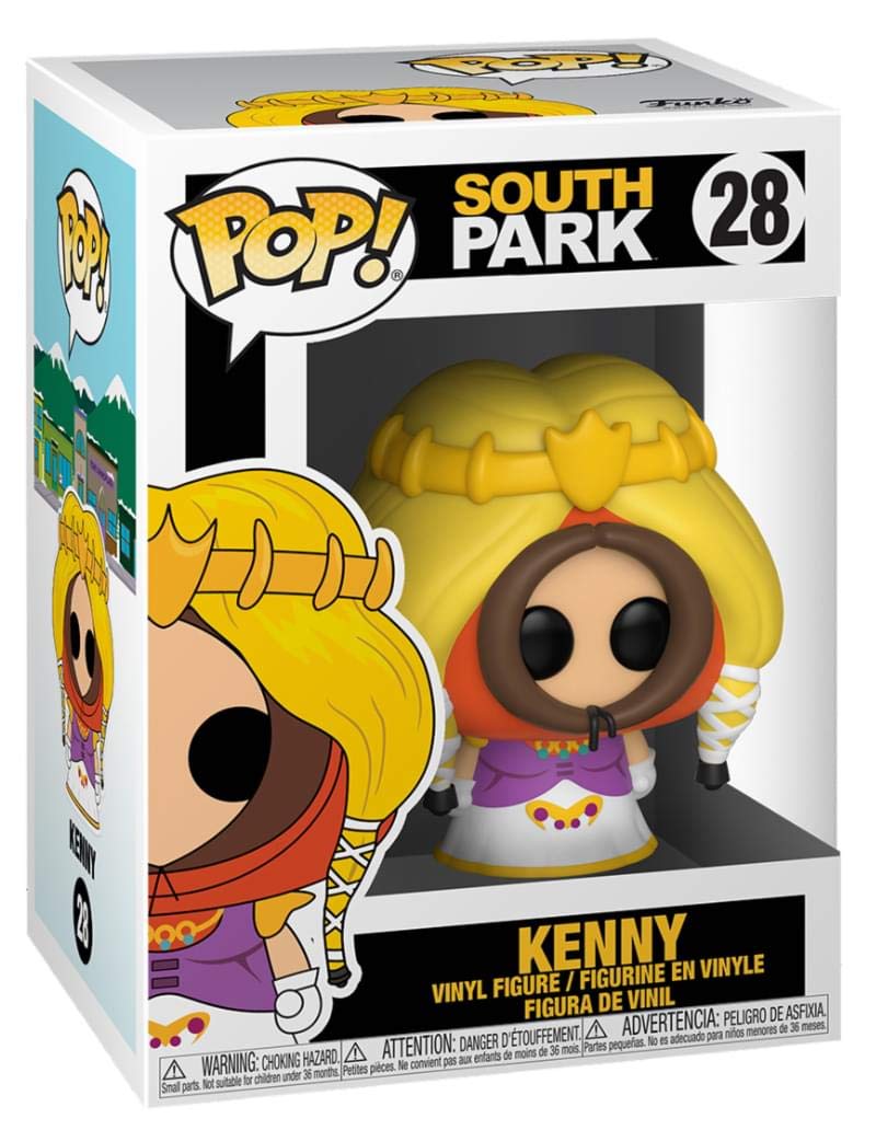 Funko South Park Princess Kenny 3.75-inch figure ready for display