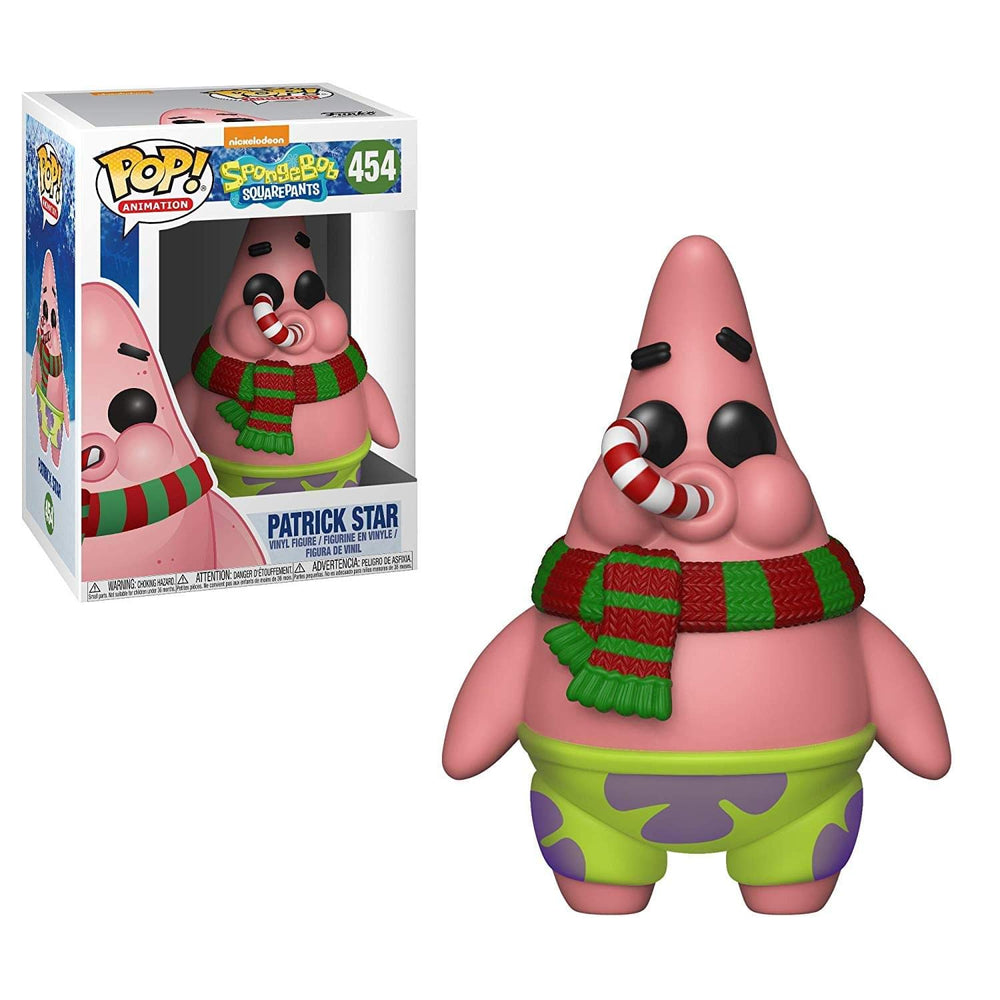 Funko Pop Animation SpongeBob Holiday Patrick figure for display and collection.