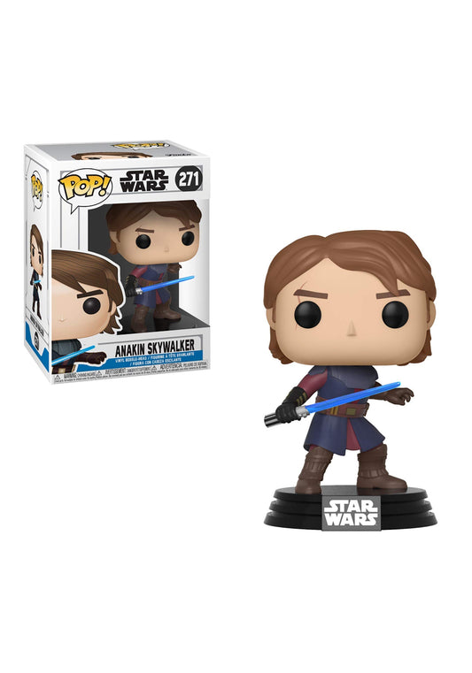 Funko Star Wars Clone Wars Anakin Skywalker figure for display and collection.