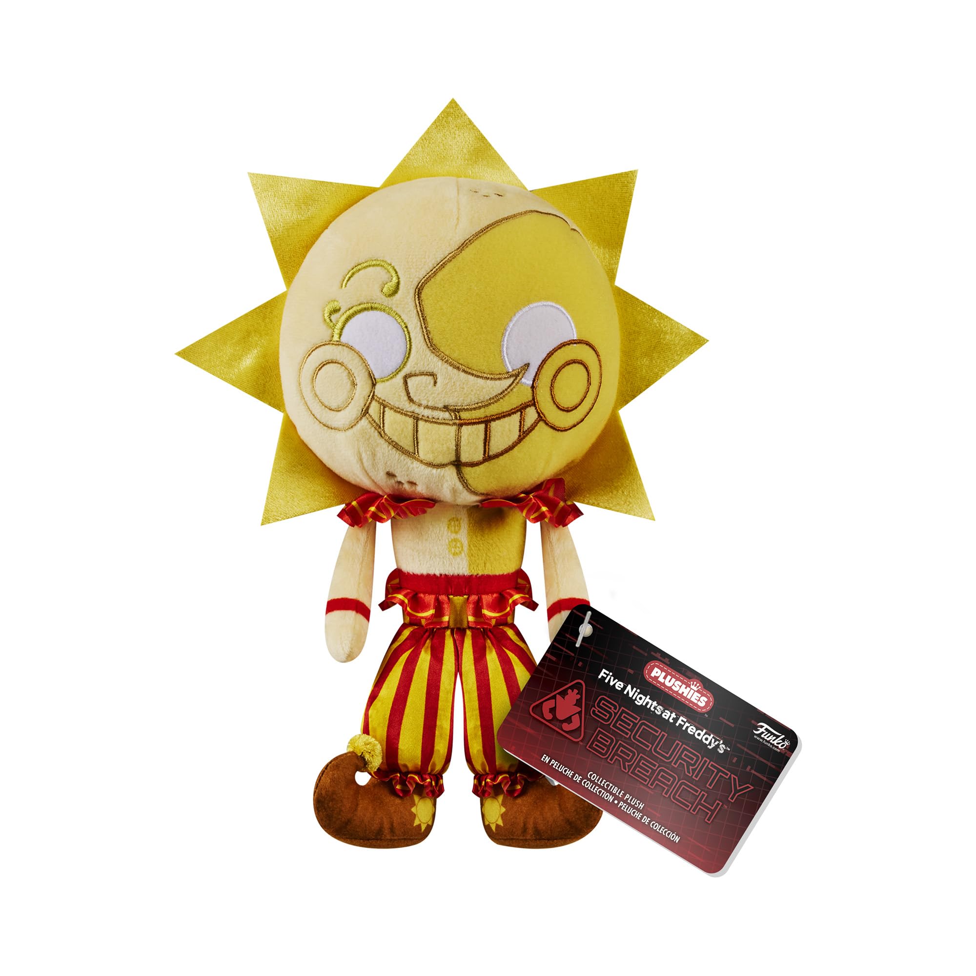 Funko Sun plush front view for display and cuddling.