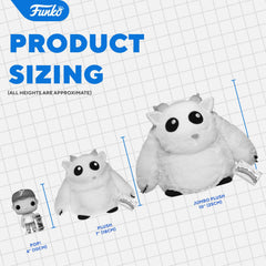 Funko Tie-Dye Freddy plush side view, great for shelf decor.