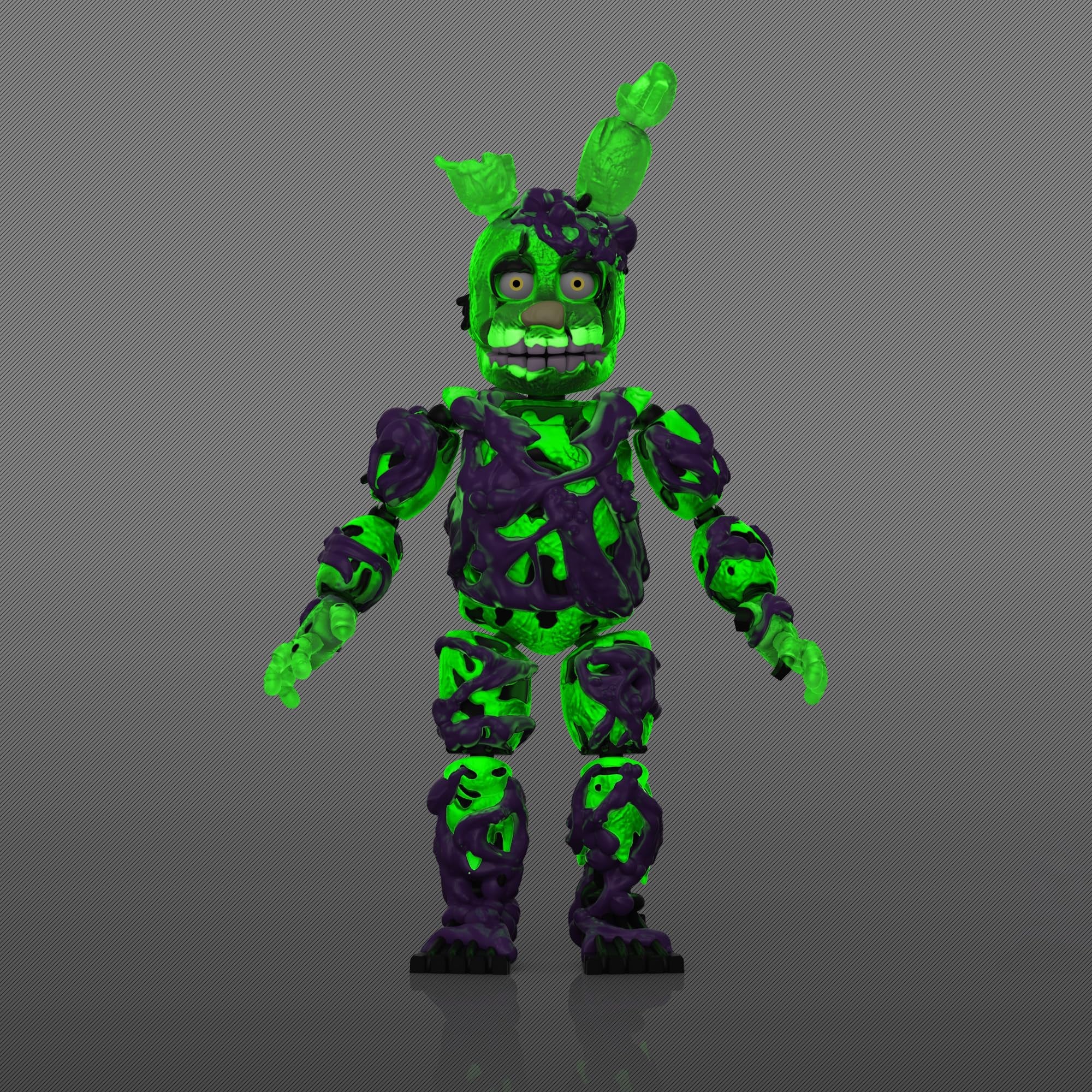 Funko Toxic Springtrap shows dark purple tones for collectors.