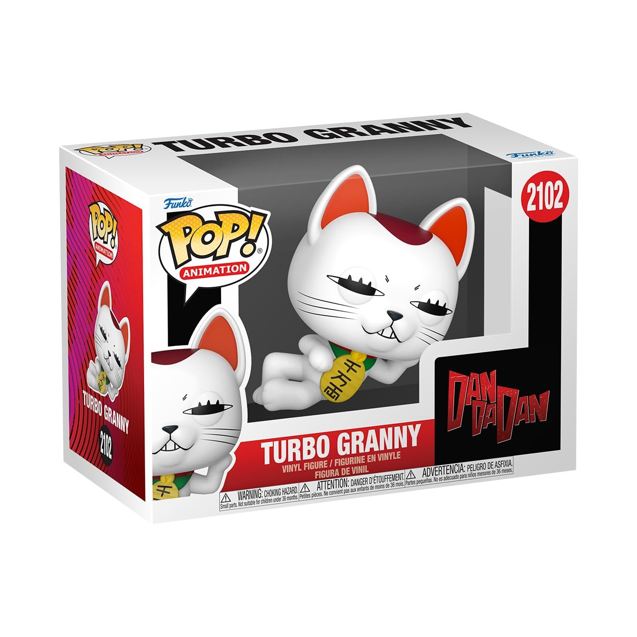 Funko Turbo Granny front view on display, ideal for shelves or desks