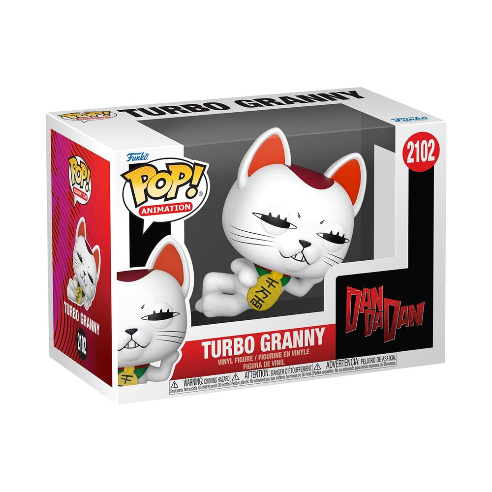 Funko Turbo Granny front view on display, ideal for shelves or desks