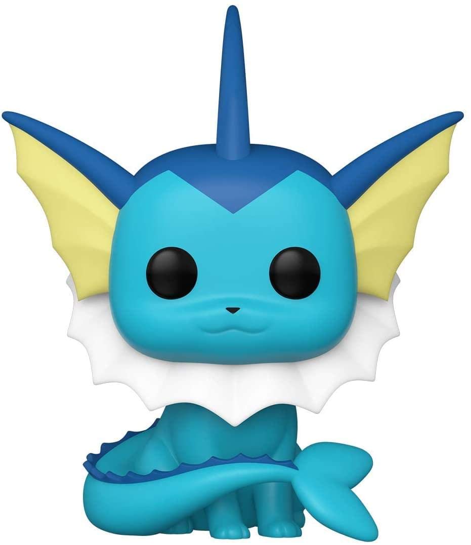 Funko Vaporeon Pop! figure front view, ideal for display and collection.
