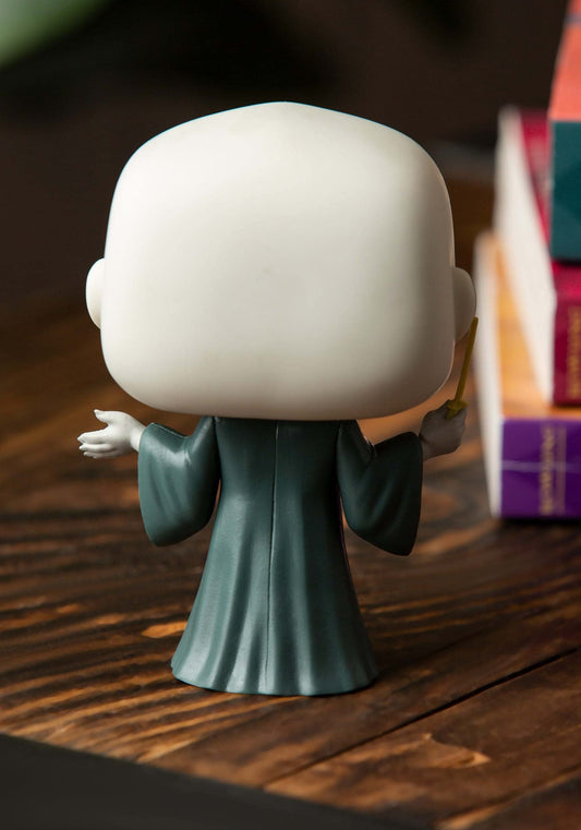 Funko Voldemort POP figure side view, enhances any Harry Potter collection.
