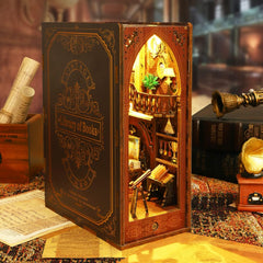 LED illumination powers the Funle Book Nook Kit for ambient lighting.