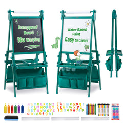 FUNLIO foldable anti-warping kids easel showing portable design for quick setup.