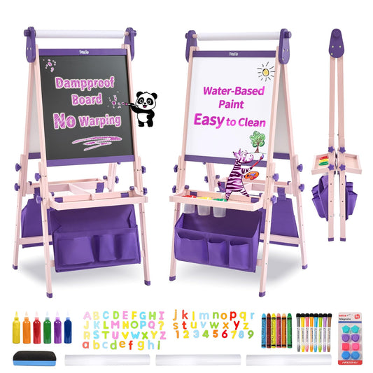 FUNLIO Foldable Easel – anti-warping board offering portable art sessions for kids.