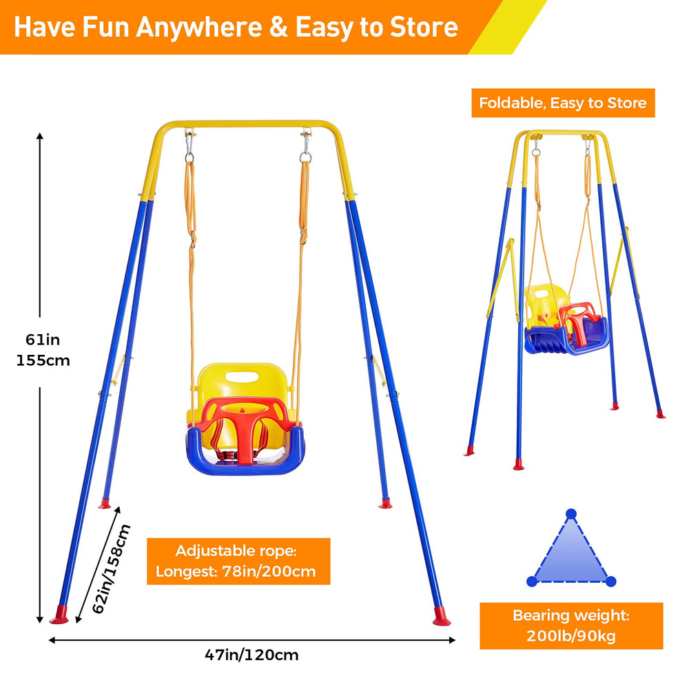 FUNLIO swing suitable for indoor and outdoor spaces for year round fun