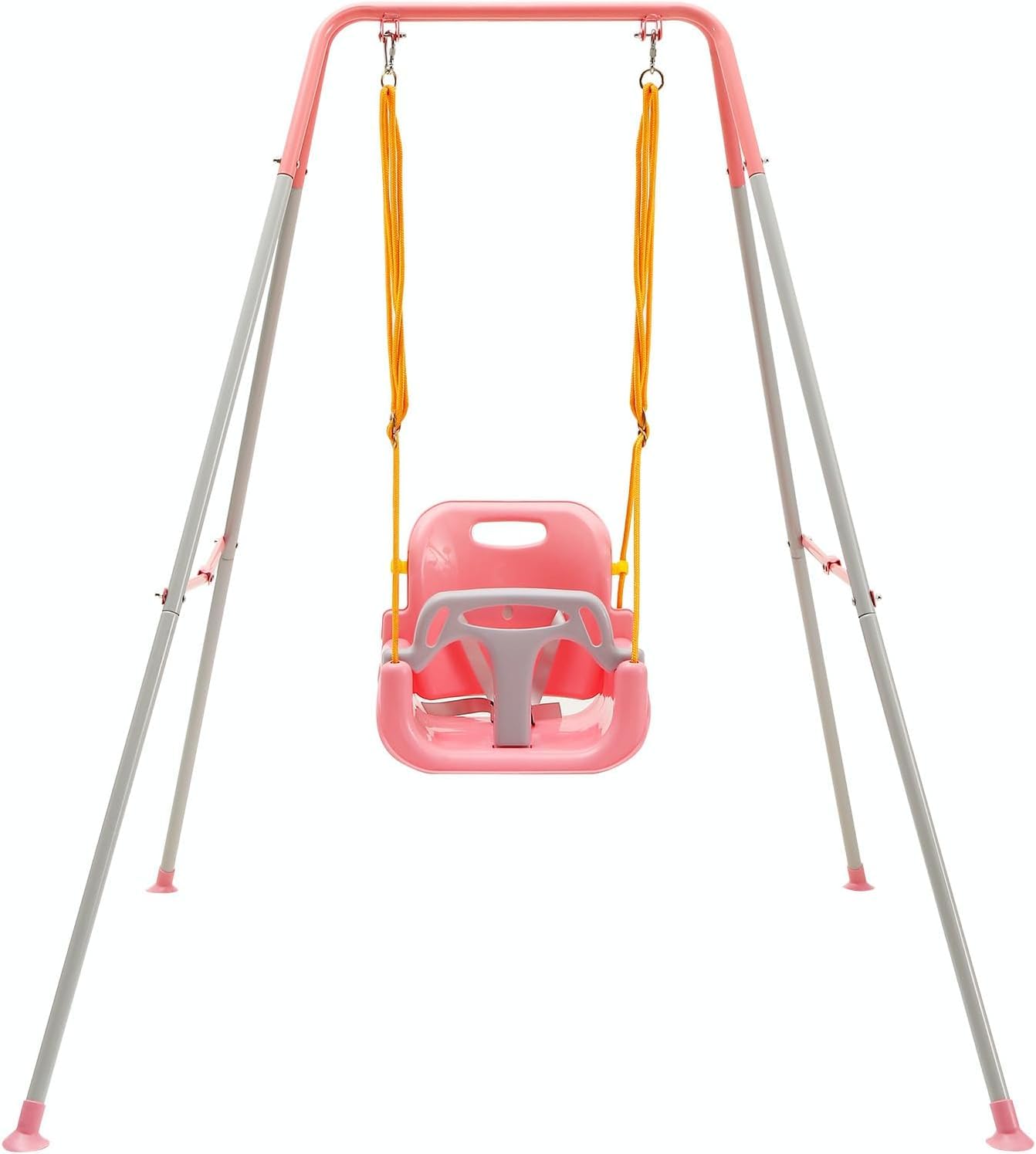 FUNLIO toddler swing with foldable stand for easy storage and setup