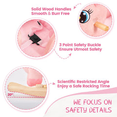 FUNLIO unicorn rocker is easy to assemble for quick setup
