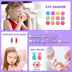 FunMission 40-piece makeup kit, versatile for imaginative play and sharing.