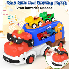 FunMission nose button reveals lights and roars for engaging pretend adventures