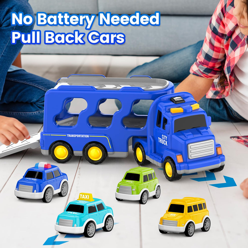 FunMission police car toy supports adventure stories and pretend safety play