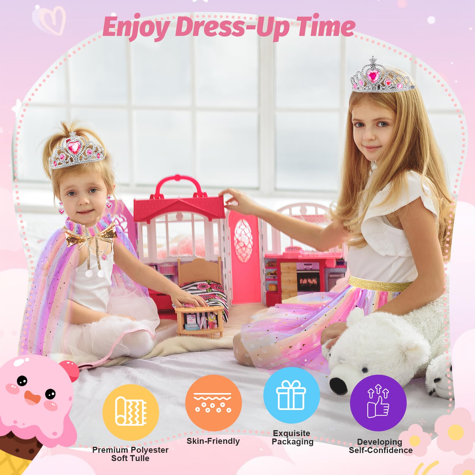 FunMission dress-up set uses soft materials for comfortable wear
