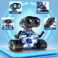 FunMission rechargeable USB charging keeps the robot ready for adventures