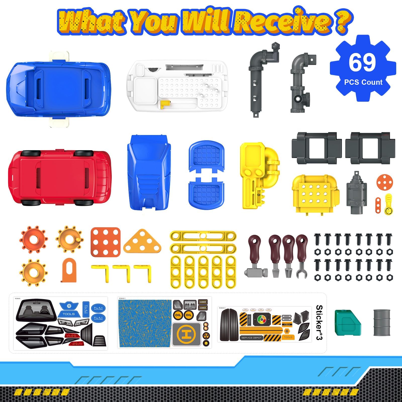 Safe ABS and PP plastics from FunMission ensure smooth edges for worry-free play.