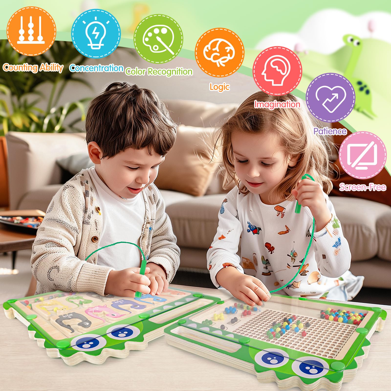 FunMission safe edges and ergonomic handle for calm, focused play