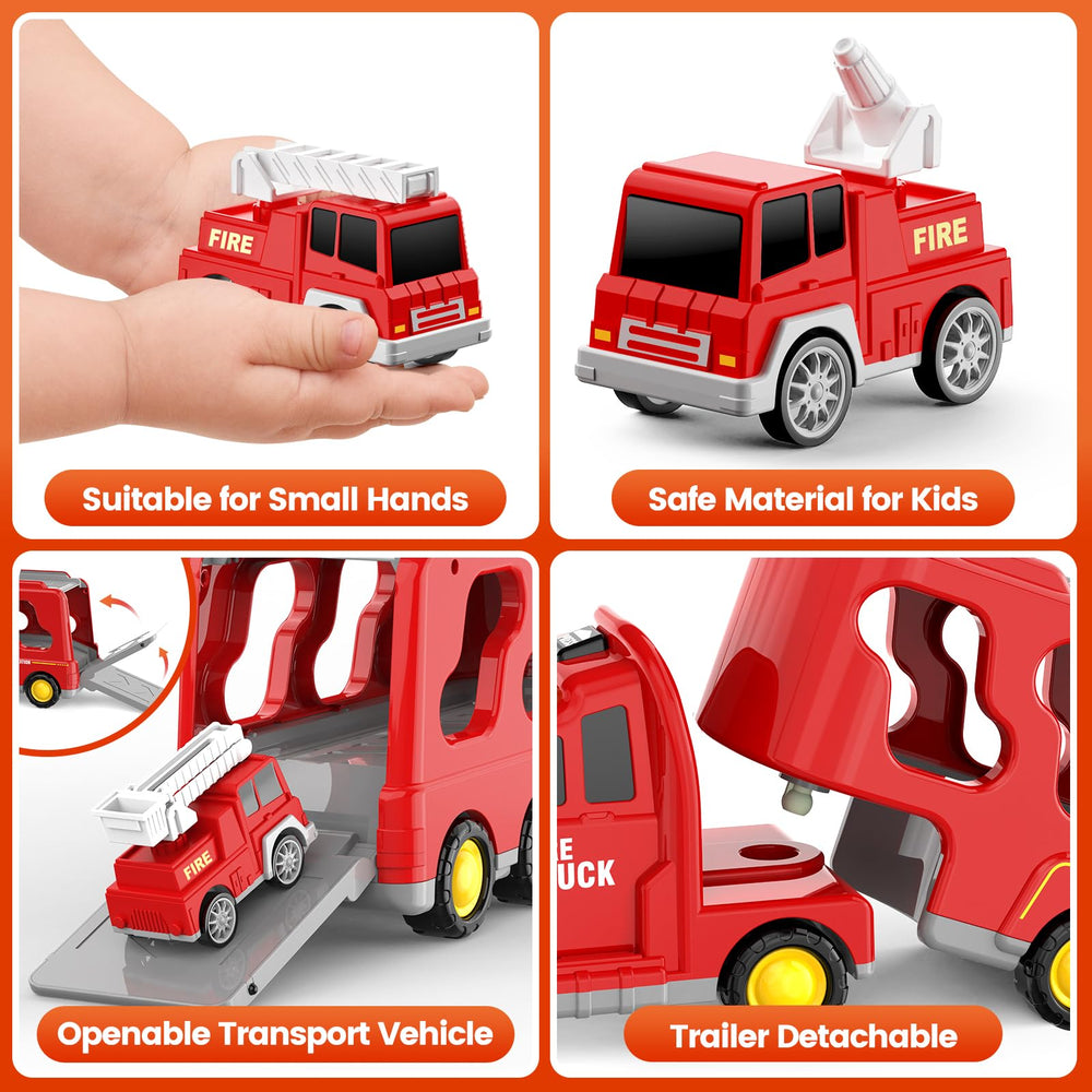 FunMission fire-rescue-car image highlighting pretend play scenarios