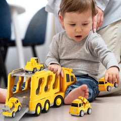 FunMission transport truck headlights and button for interactive sound effects