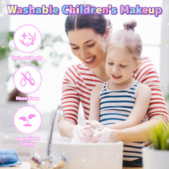 FunMission water-soluble makeup ideal for mess-free, quick cleanup.