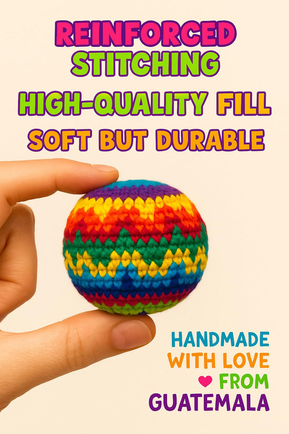 Funny Guy Mugs durable woven kickball with sturdy stitching for lasting use.