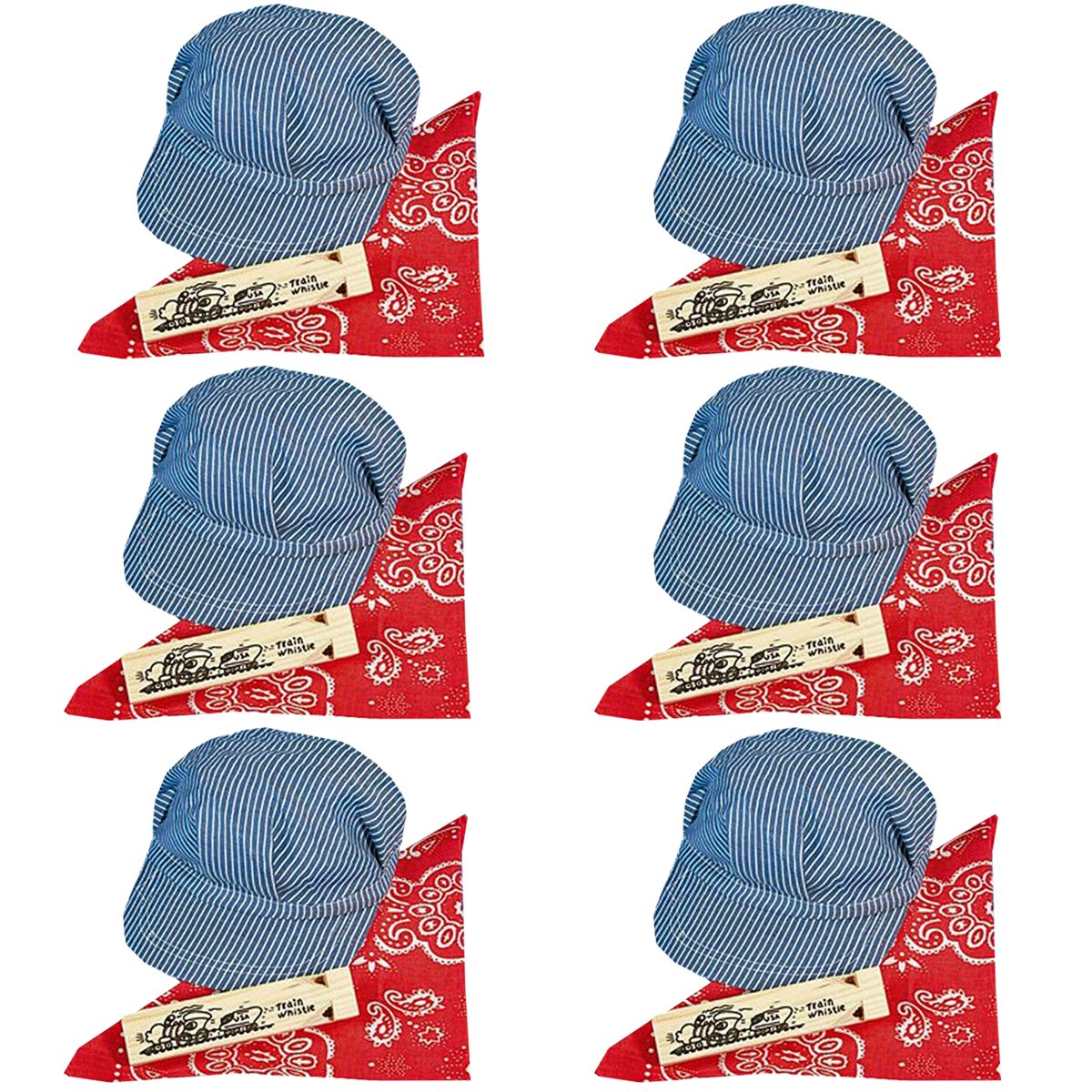 Funny Party Hats train conductor hat for imaginative play.