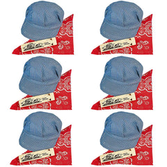 Funny Party Hats train conductor hat for imaginative play.