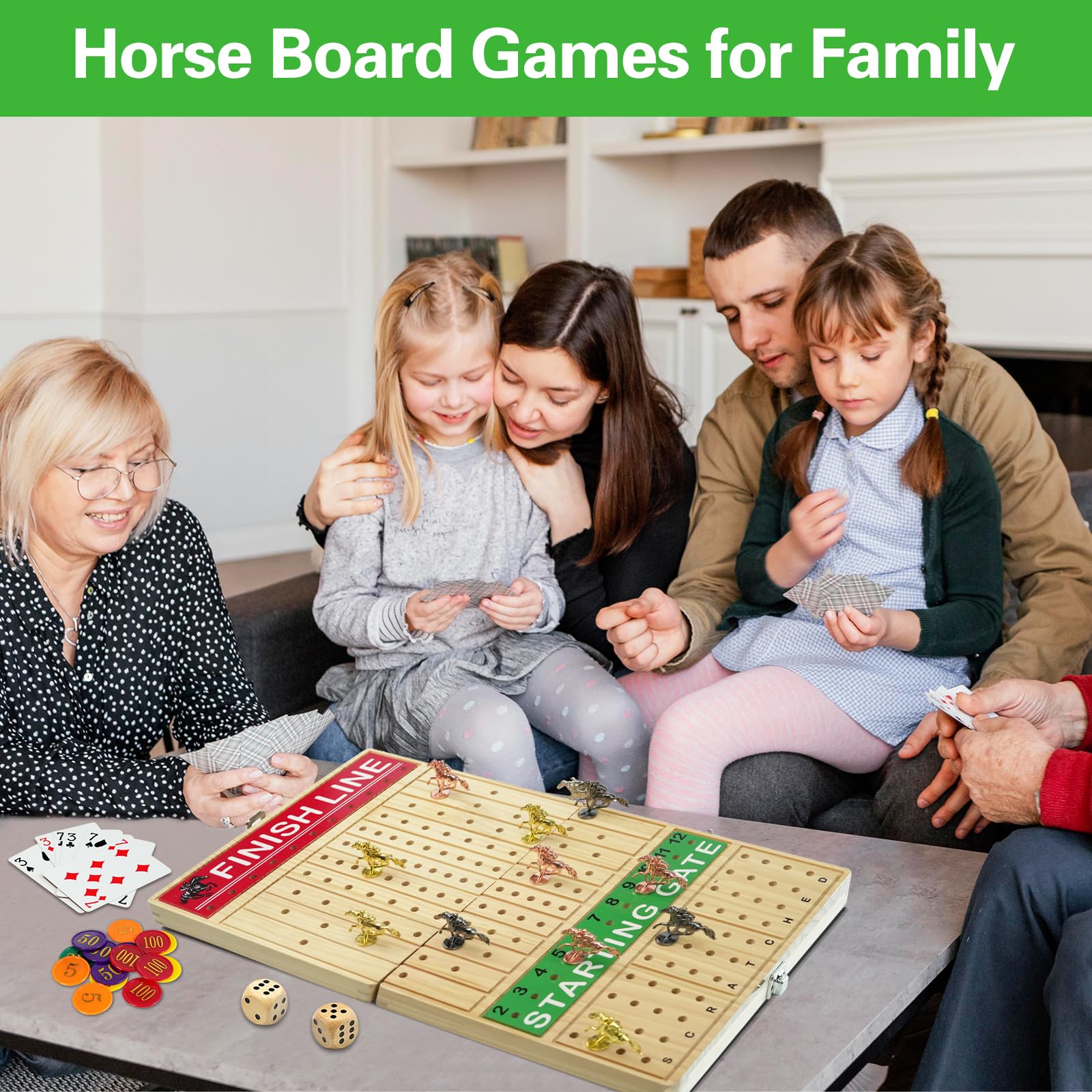 FUNNYB&G two dice for quick, dynamic race outcomes
