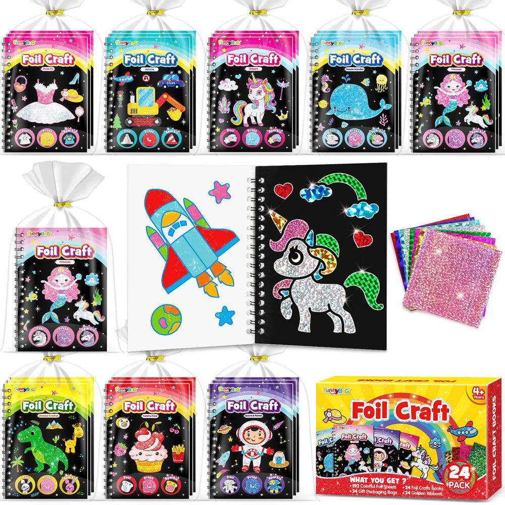 FUNNYB&G unicorn theme foil art kit sparks imaginative play and party fun