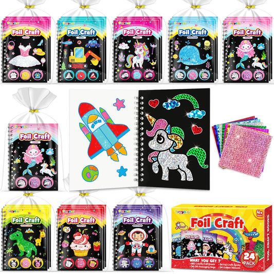 FUNNYB&G unicorn theme foil art kit sparks imaginative play and party fun