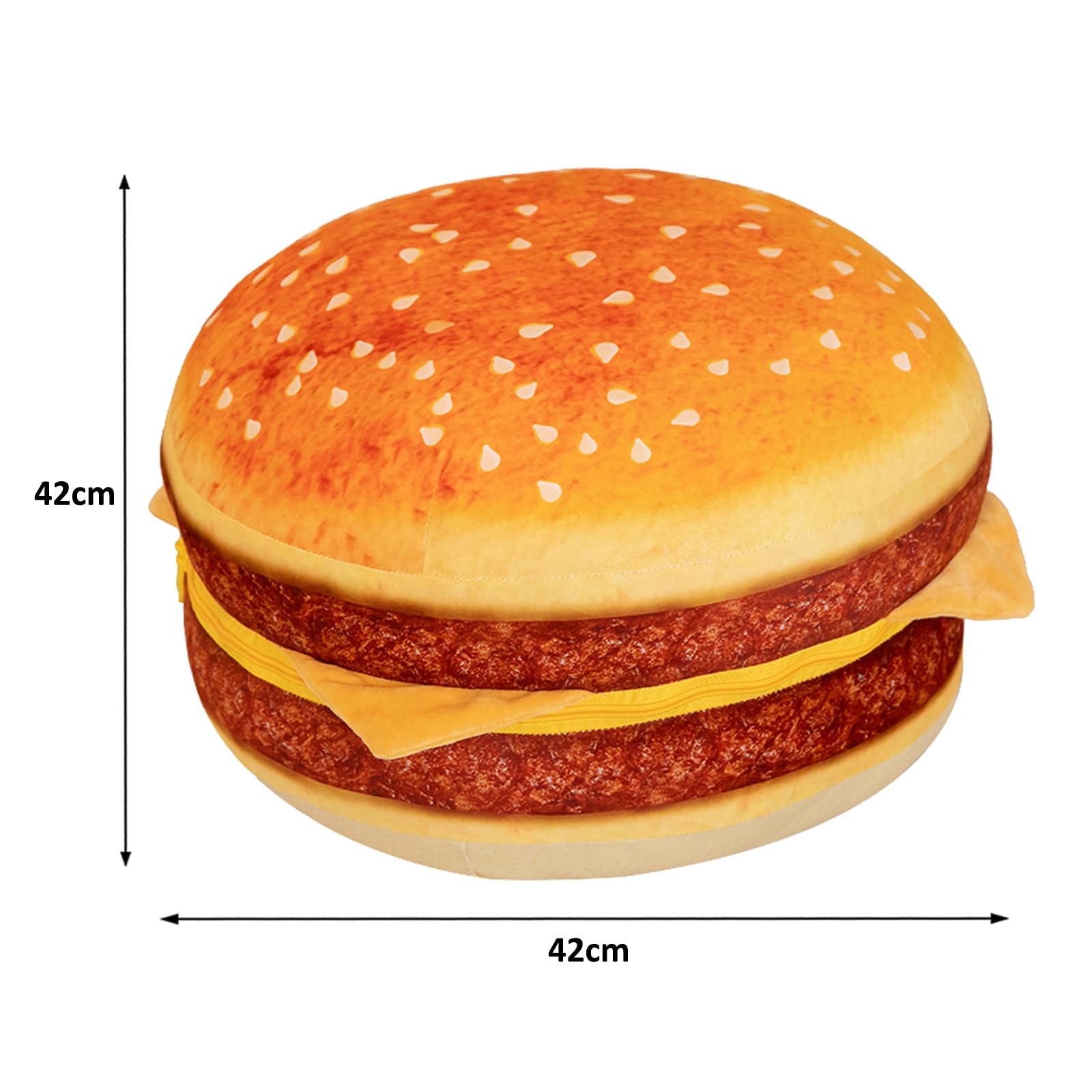 Funnykitten hamburger plush toy adds whimsy to homes and kids spaces.