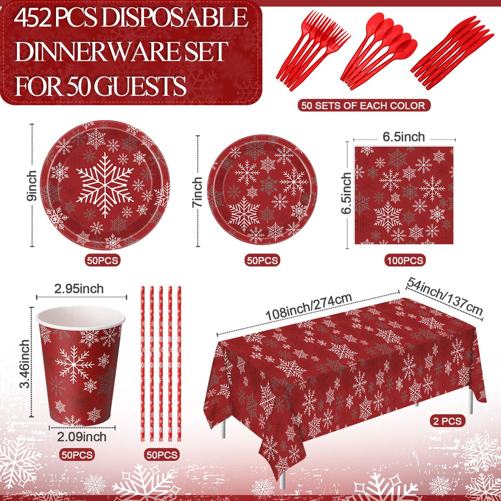 Funnymoom snowflake silver plates elevate winter parties with modern flair.