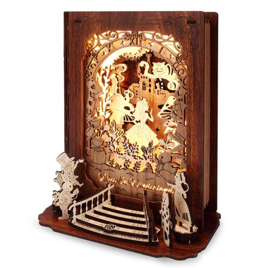 FUNPOLA Alice in Wonderland 3D nightlight lighting up bedtime stories