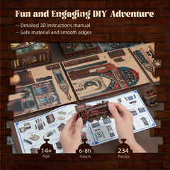 FUNPOLA Magic Station detailed-wood-plywood parts highlight craftsmanship