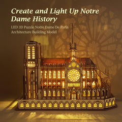 FUNPOLA Notre Dame central spire adds architectural drama to your shelf