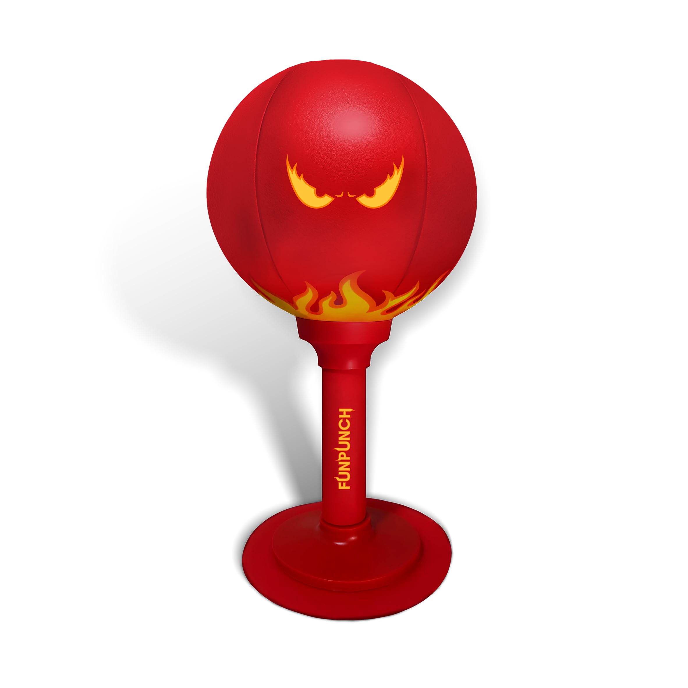 FunPunch Rage Bag with suction cup attachment enabling versatile, space-saving placement.