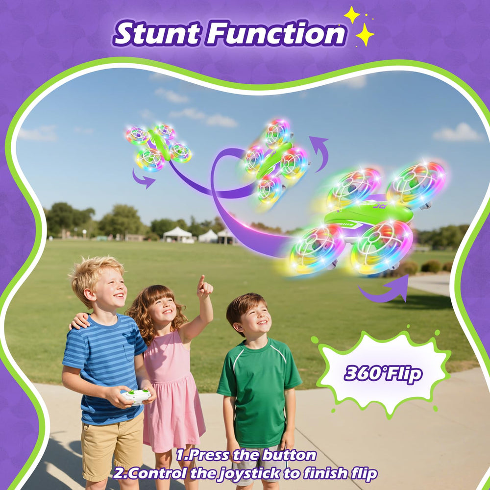FUNPX crash-resistant ABS body with guards for durable indoor adventures.