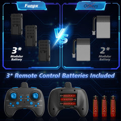 FUNPX ready-to-fly package with batteries and controller