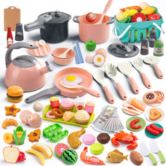 Funpynani 130-piece kitchen playset sparks imaginative cooking adventures for kids