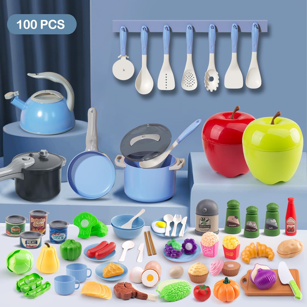 Funpynani apple storage bin green helps tidy the play area after pretend cooking