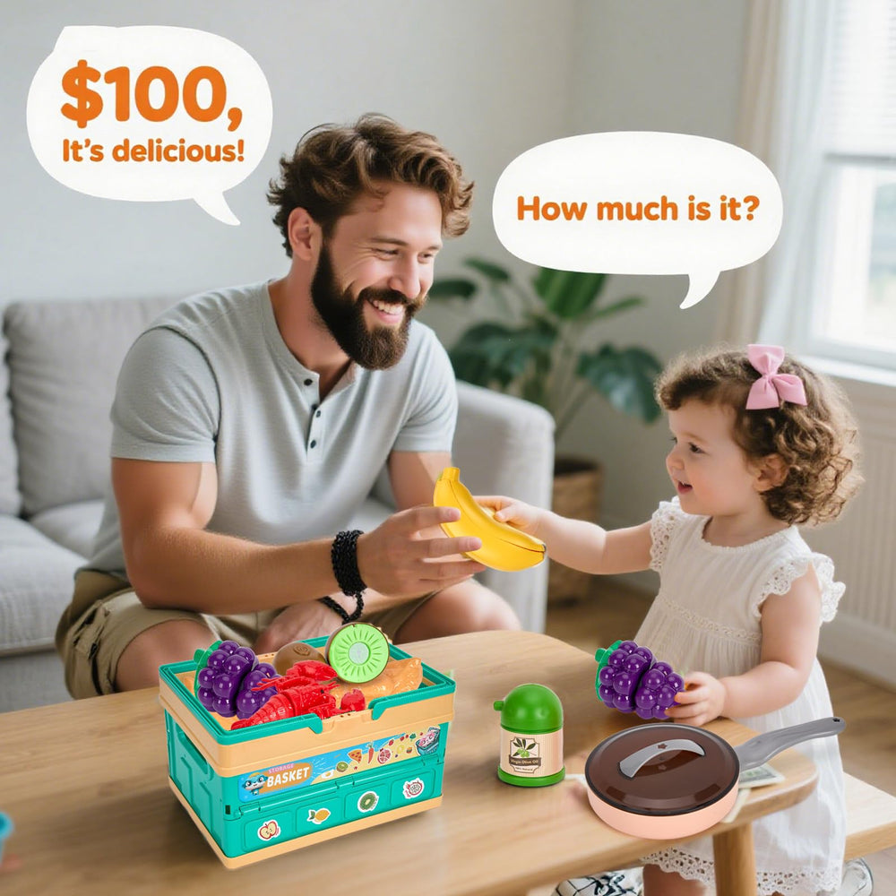 Funpynani canned goods pack enriches kitchen pantry role play.
