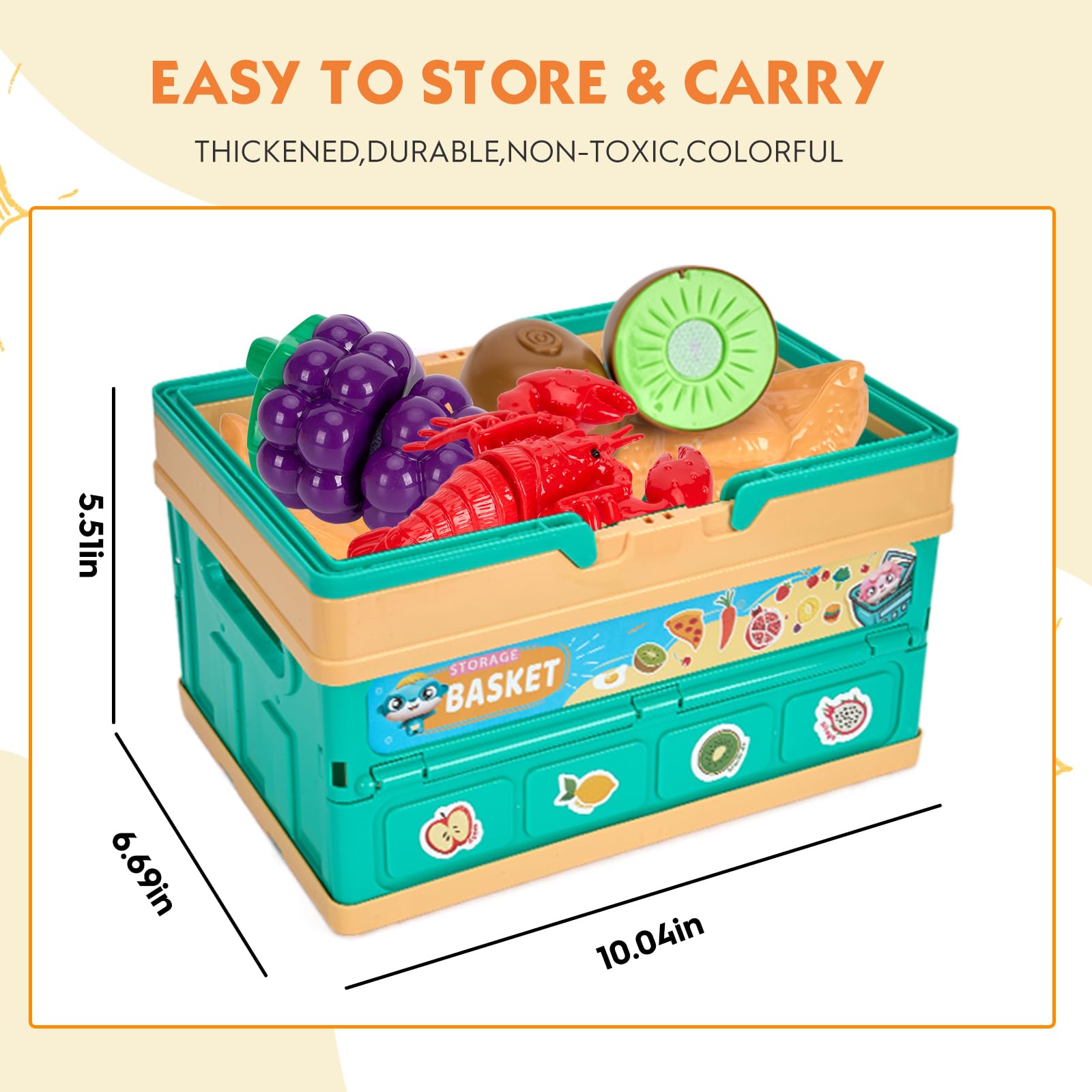 Funpynani chef knife and utensils enable safe, hands-on role play.