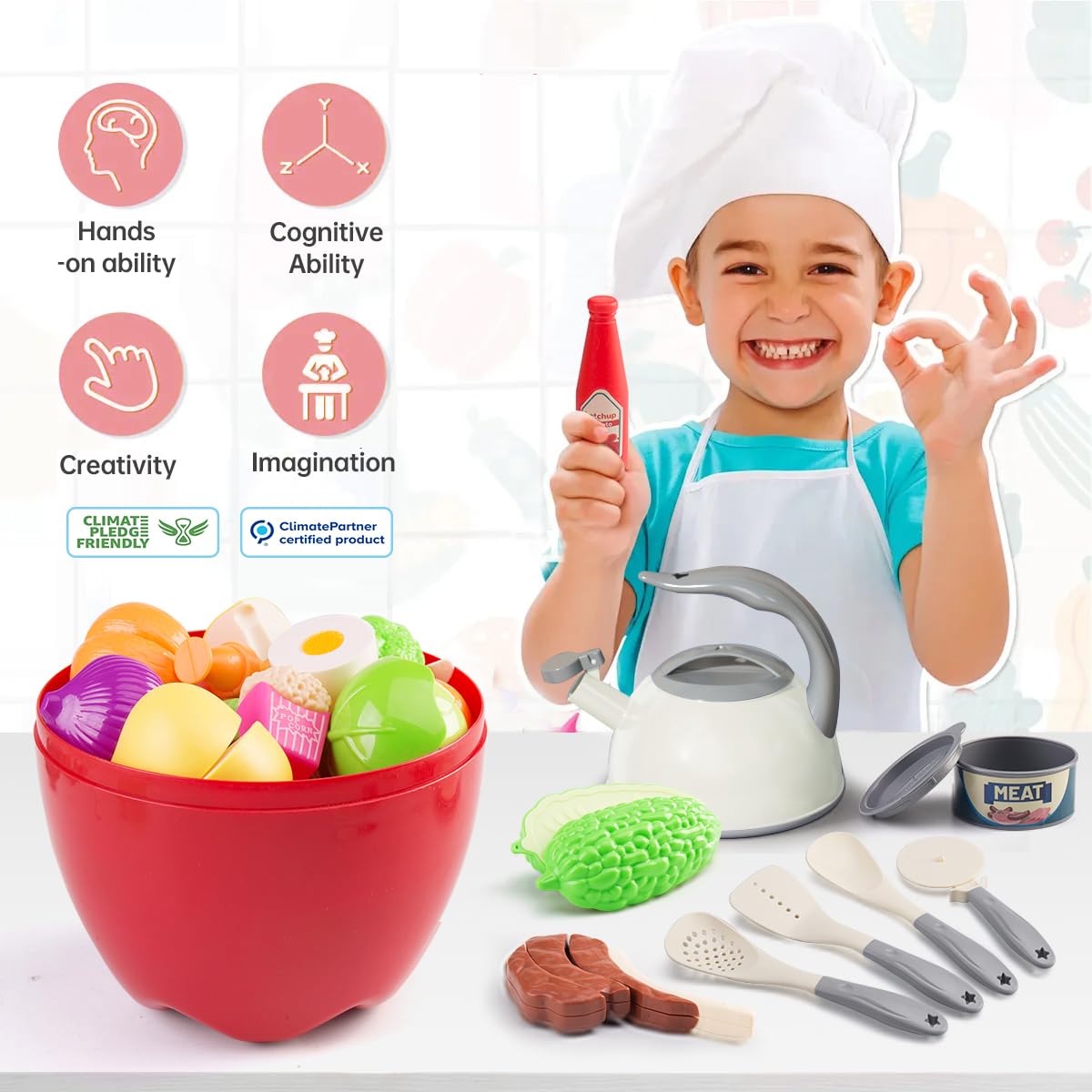 Funpynani color-options image showing pink, blue, green, and grey styles.
