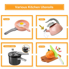 Funpynani realistic pressure cooker showcases safe, role-play friendly cooking