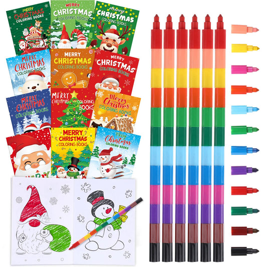 Funrous Christmas coloring books collection for festive art sessions and shared family fun.